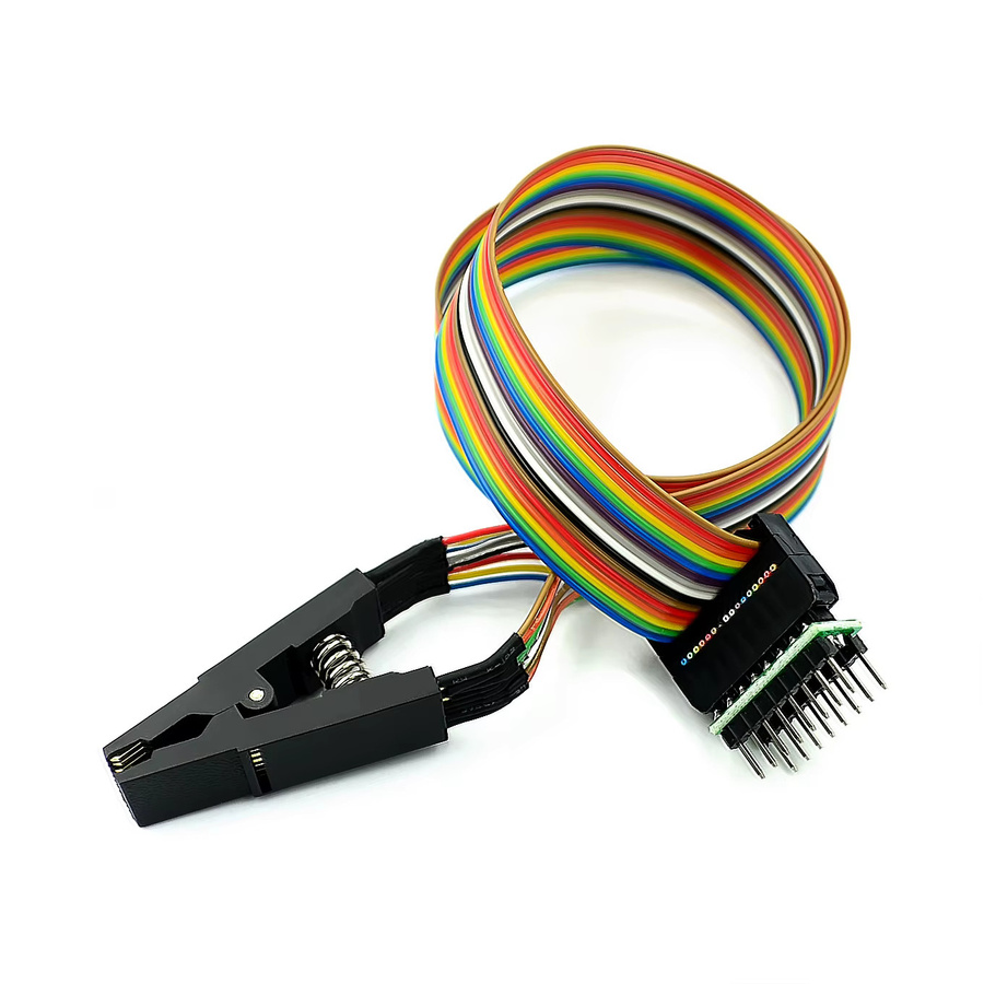 Universal 16-poliger BIOS-Clip-Adapter mit 8-poligem SOP16 Programmierer-Testclip für breite und schmale Gehäuse - Bild 3