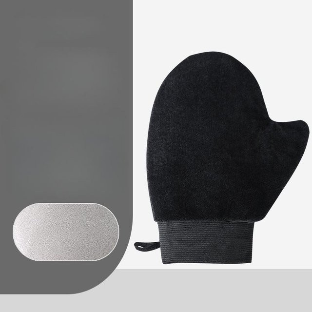 NATAWA Körperreinigungshandschuh Selbstbräuner Applikator, schwarz, Unisex - Bild 1