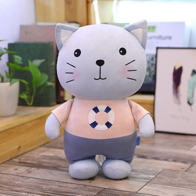 Yiran toy Kleine Maus mit großem Gesicht, Plüschtier, 28cm, ab 3 Jahre - Bild 1