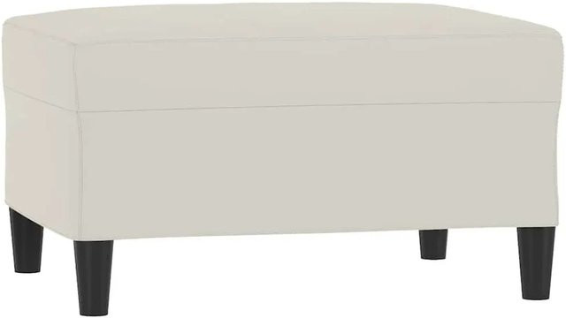 vidaXL Fußhocker Beige Samt B/T/H: 70 x 55 x 41 cm - Bild 1