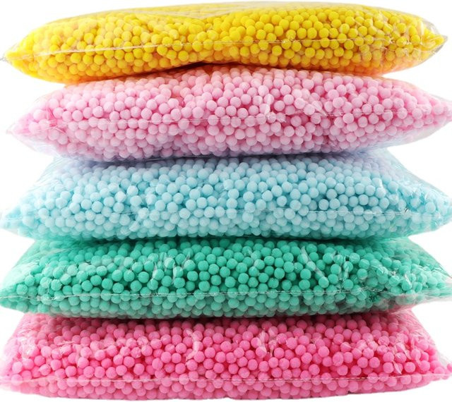 Bunte Pompon-Bälle für DIY-Projekte und Bastelbedarf in verschiedenen Größen, Multicolor - Bild 1