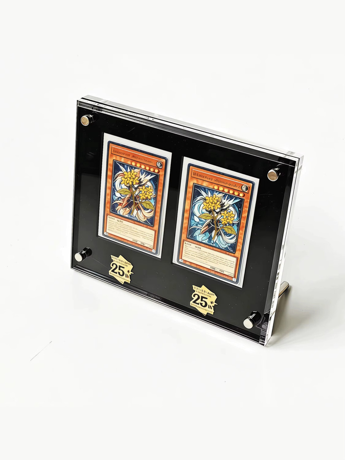 TAKARA TOMY Yu-Gi-Oh Displayständer, 2-Slot, Schwarz, Zubehör - Bild 4