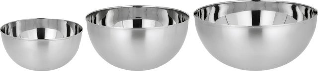 SILVERCREST Premium-Edelstahl-Schüssel-Set, 3 Stück, Silber - Bild 1
