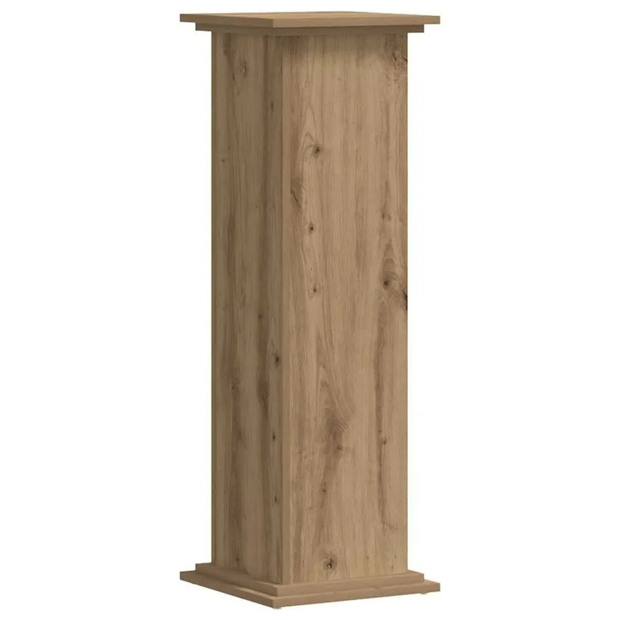 vidaXL Pflanzenständer Artisan-Eiche in Braun aus Holzwerkstoff, B/T/H: 33 x 33 x 100 cm - Bild 2