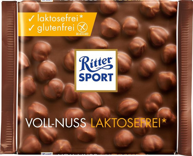 RITTER SPORT Voll-Nuss laktosefrei Schokoladentafel 100 g - Bild 1
