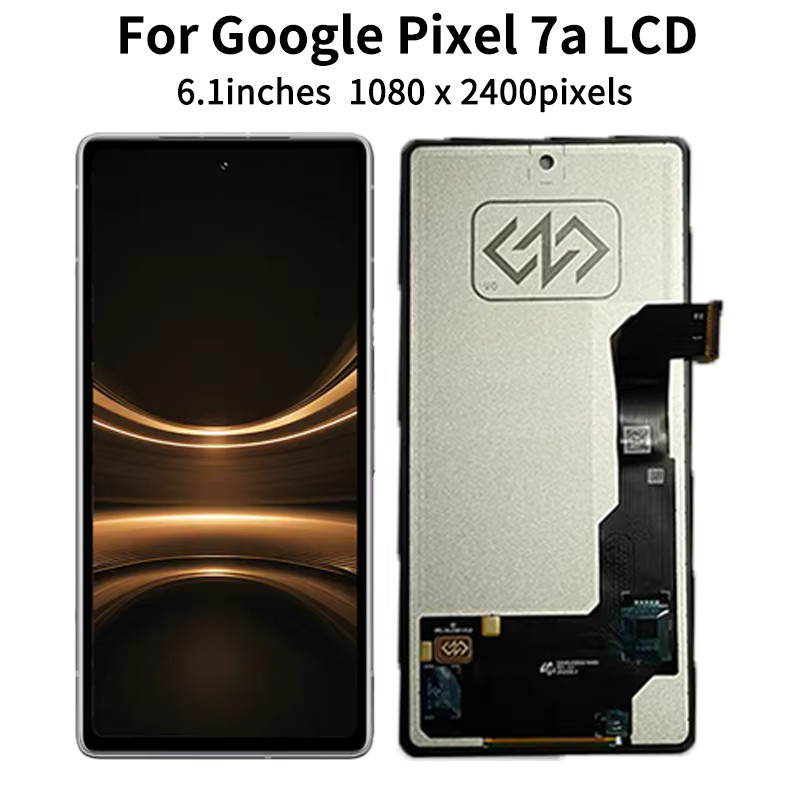 TFT LCD Display mit Touchscreen Digitizer Montage für Google Pixel 7a in Schwarz - Bild 3