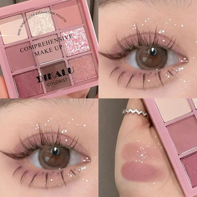 Dikalu oh rosy Lidschatten-Palette, Puder, Schimmernd - Bild 1