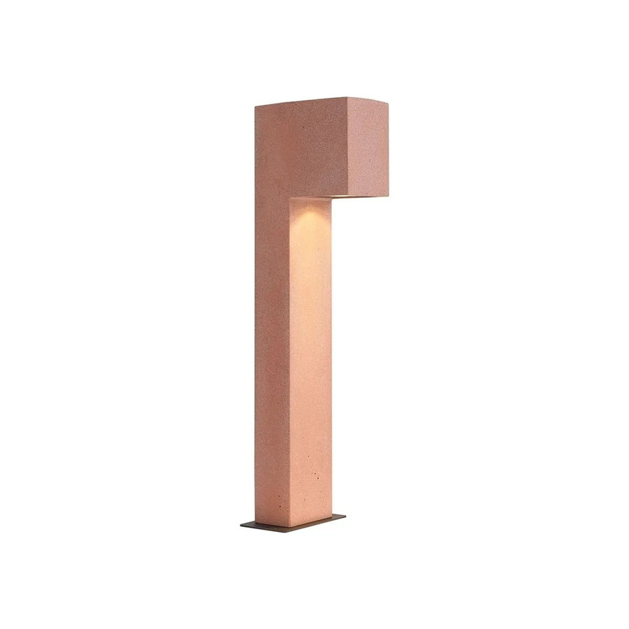QAZQA Moderne Wegeleuchte Pompei aus Keramik in Terrakotta Braun, Höhe: 65 cm, IP44 wetterfest für Garten und Terrasse - Bild 2