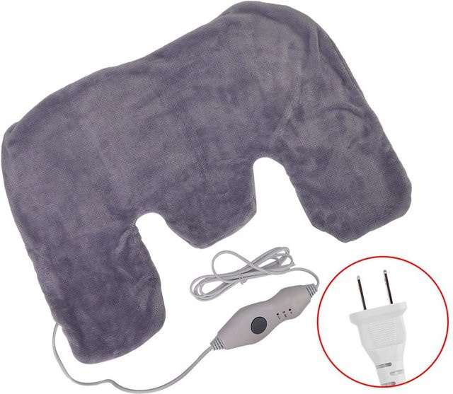 Elektrischer Heizmassage-Schal von Igeteck mit Heißkompresse für Schulter, Nacken, Taille und Beine in Grau (US-Stecker) - Bild 1