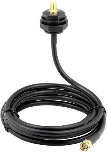 Ixxat Schraubbarer Antennenfuß mit RP-SMA-Stecker in Schwarz, Artikelnummer 1.04.0085.00003 - Bild 1