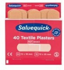 Cederroth Pflaster-Nachfüllset Salvequick elastisch in Beige, 40 Stück - Bild 1