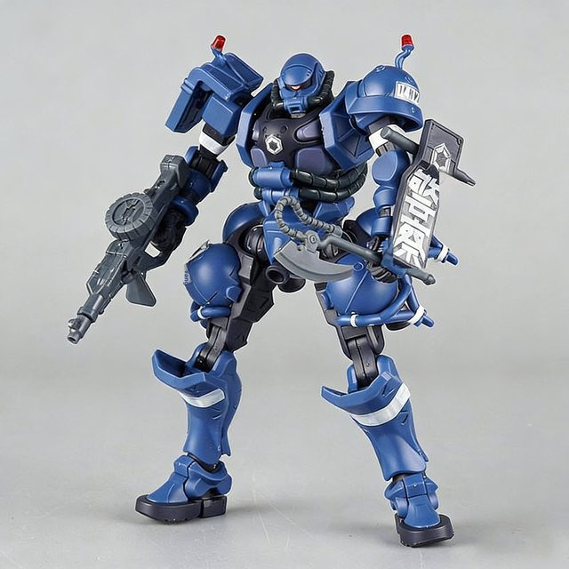 TAKARA TOMY Gundam Militärpolizei Zaku HG 1/144, Bausatz, Actionfigur - Bild 1