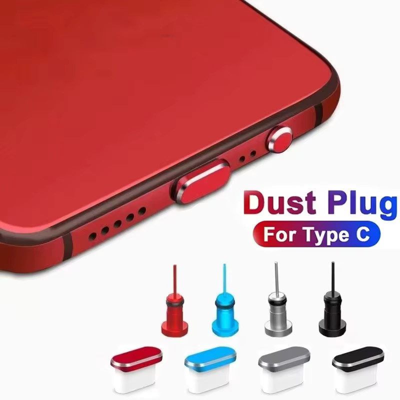 USB-C-Staubschutz Set mit 3,5-mm-Kopfhöreranschluss und SIM-Karten-Pin für iPhone, Samsung, Huawei und Xiaomi - Bild 2
