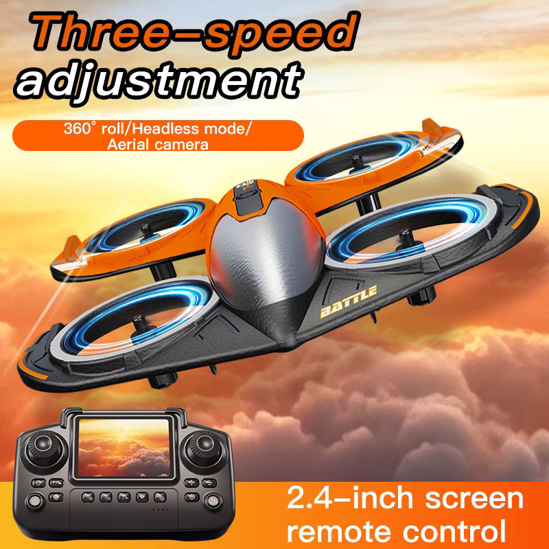 CONUSEA Q1 RC Drone Quadcopter, mit Bildschirm und Fernbedienung, HD 480P Fotografie, Höhe Fixierung - Bild 5