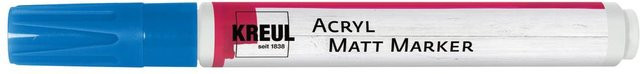KREUL Acryl Matt Marker Medium in Blau für permanente Ergebnisse - Bild 1