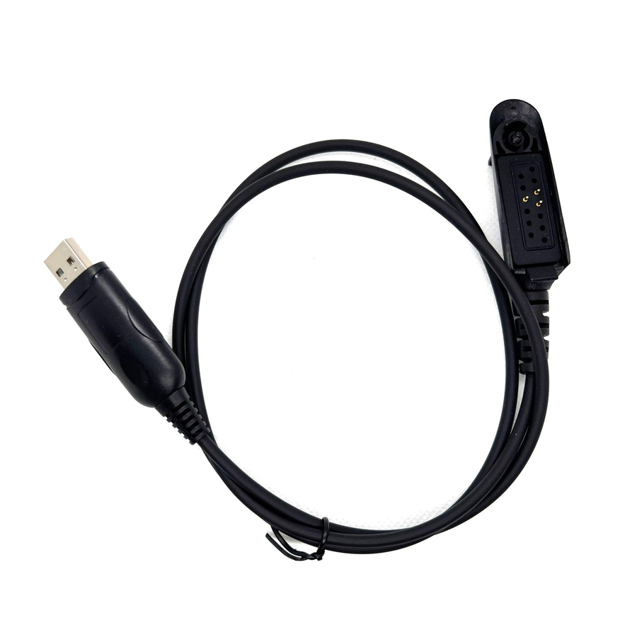 Motorola USB-Programmierkabel Datenkabel in Schwarz für Funkgeräte HT750 HT1250 PRO5150 GP328 GP340 GP380 GP640 GP680 GP960 1280 PR860 MTX850 PTX760 mit USB-A Anschluss - Bild 4