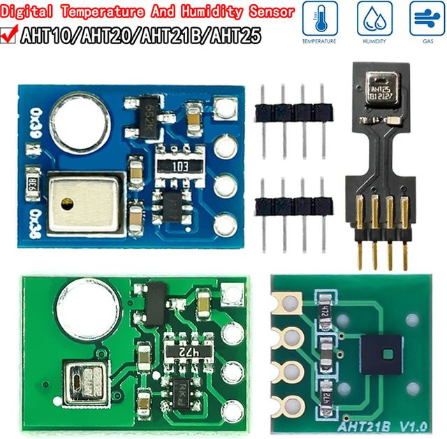 Si Tai&SH Hochpräzises digitales Temperatur- und Feuchtigkeitssensor-Messmodul AHT10 AHT20 AHT21B AHT25 mit I2C-Kommunikation - Bild 1