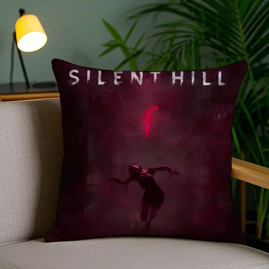 Honor Art S-Silent Hill F-MT Kissenbezug aus seidigem Kurzplüsch mit unsichtbarem Reißverschluss, allergikerfreundlich, B/T/H: 30 x 30 x 30 cm - Bild 6