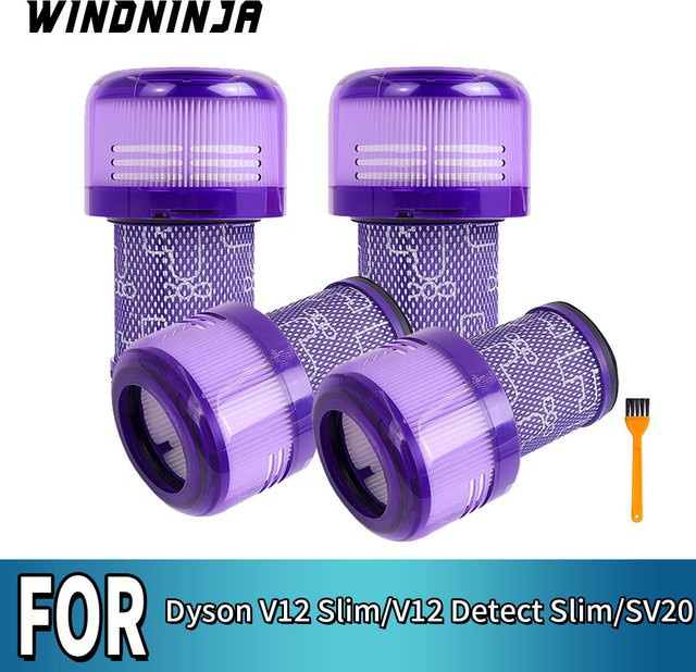 Waschbarer HEPA-Ersatzfilter für Dyson V12 Slim und V12 Detect Slim SV20 kabellose Staubsauger in Purple - Bild 1