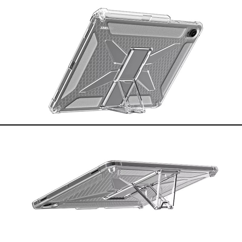 Transparente TPU Schutzhülle für Samsung Galaxy Tab S11 11 Zoll 2025 mit Standfunktion und Airbag-Schutz für 5G Modelle SM-X730 und SM-X736B - Bild 4