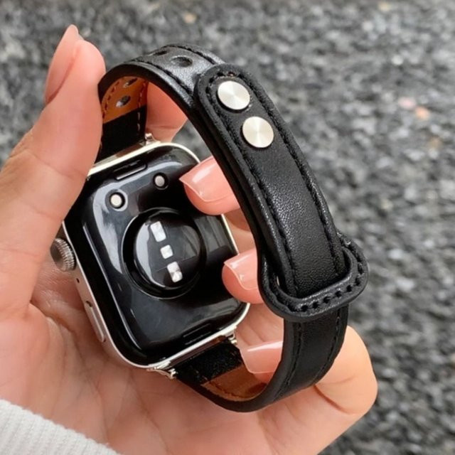 Lederarmband, Schwarz, Unisex - Bild 1