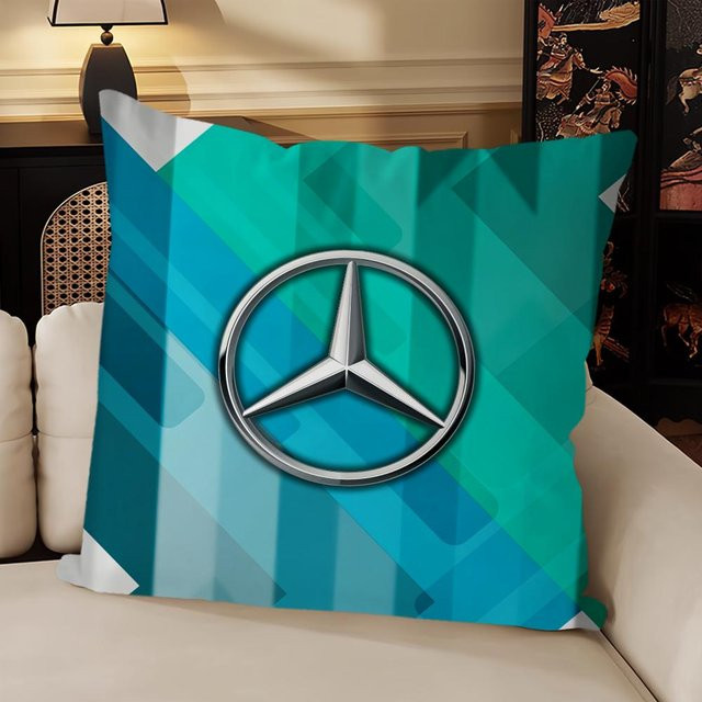 Mercedes-Benz AMG Kissenbezug Sunset Pillow, Blau, quadratisch, B/T/H: 40,64 x 40,64 x 0 cm - Bild 1