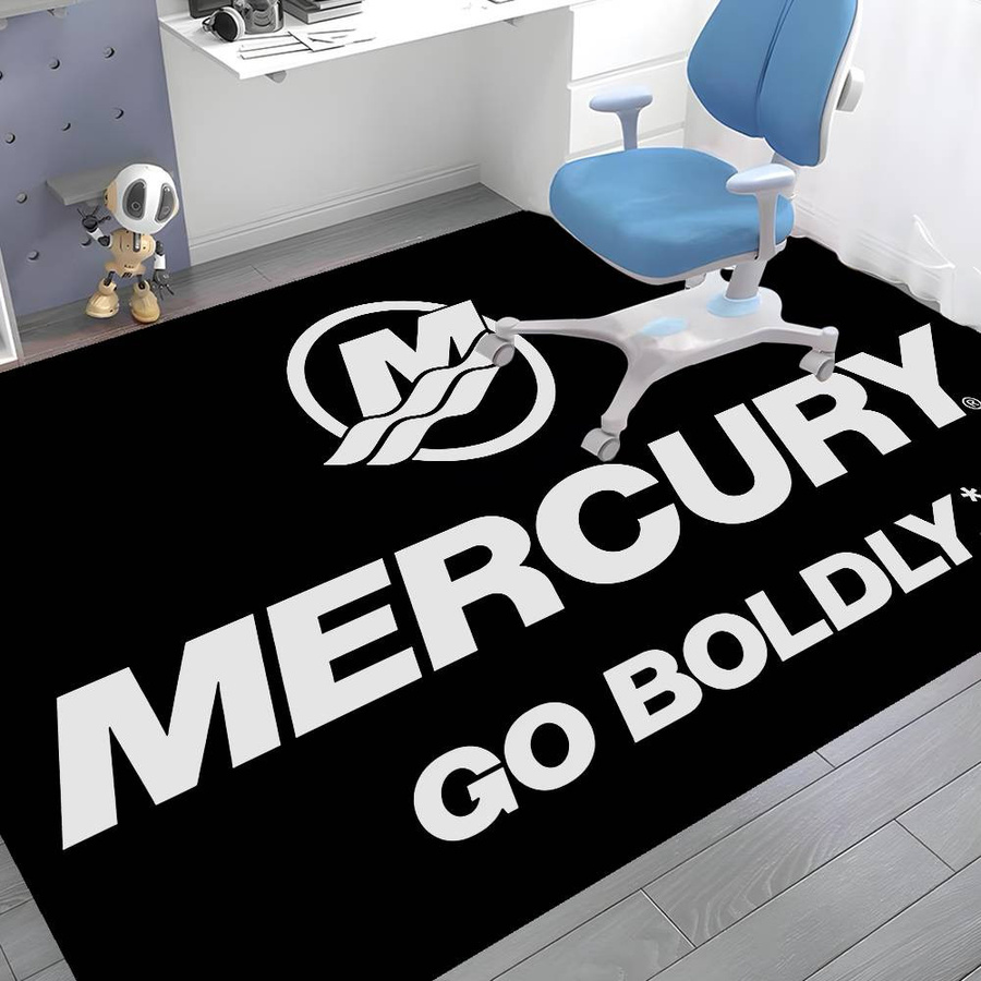 Mercury Racing Bereichsmatte Modern, Waschbar und Rutschfest, B/T: 160 x 230 cm - Bild 6