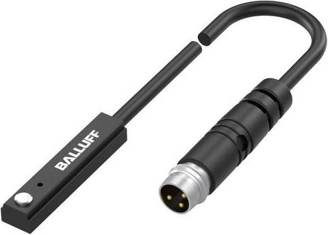 Balluff Magnetfeldsensor BMF 307K-PS-C-2-S49-00,2 BMF0070 PNP Öffner in Schwarz, B/H/T: 6,2 x 4,4 x 2,9 cm - Bild 1