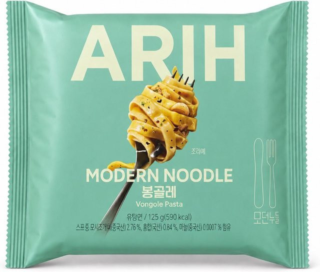 PALDO ARIH Nudeln Knoblauch-Muschel-Geschmack 135 g - Bild 1
