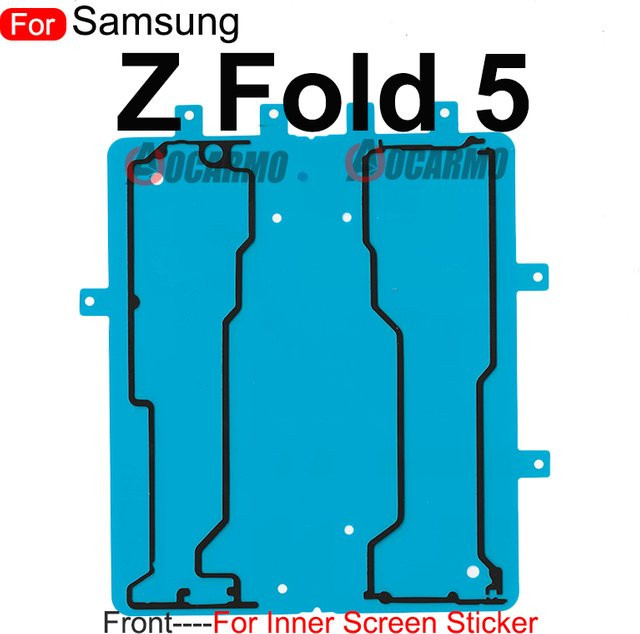 Samsung Galaxy Z Fold 5 F946 SM-9460 Rückseite Abdeckung mit selbstklebendem LCD-Innenbildschirm-Aufkleber - Bild 1