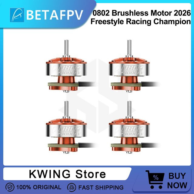 BETAFPV 4er Set 0802 Bürstenlose Motoren für Air75 II oder Meteor65 Pro Whoop Drohnen - Bild 1