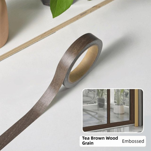 Selbstklebendes Kantenanleimerband mit Holzmaserung Furnier von Binchi Outdoor Product in Braun - Bild 1