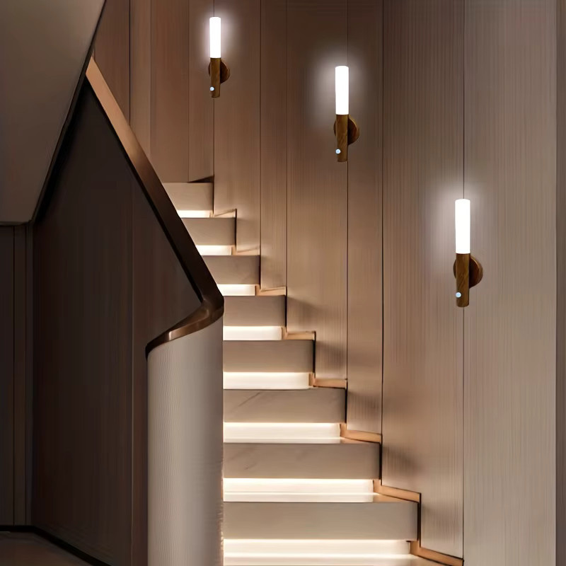 ZTree Smart Motion Sensor Nachtlicht mit integrierter LED, wiederaufladbare magnetische Wandleuchte für Flur, Schlafzimmer, Treppen, Badezimmer und Schränke - Bild 3