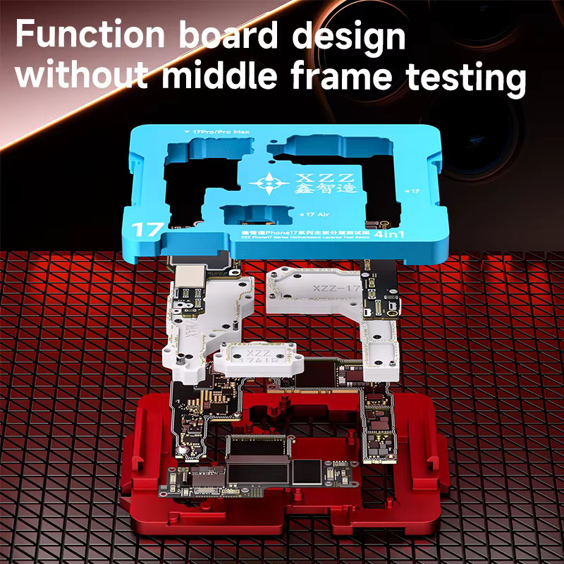 XZZ Isocket X-17 Serie 4-in-1 Delaminierungstestrahmen Motherboard-Schichtfunktionstester für iPhone X-17/17Air/17Pro - Bild 3