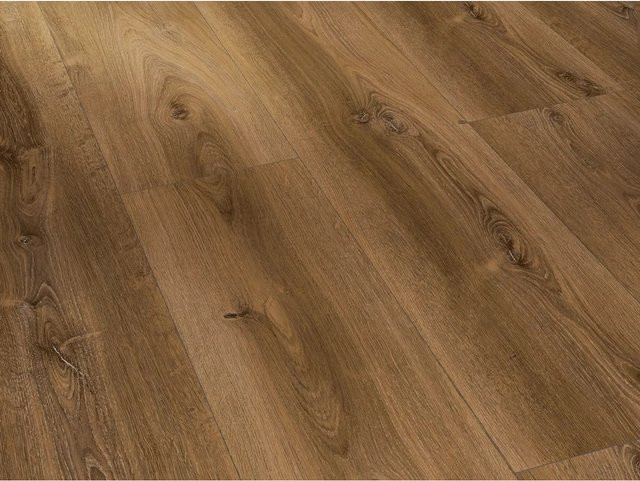 Parador Basic 600 Laminat Eiche Montana Geschliffen Wasserfest in Weiß und Braun - Bild 1