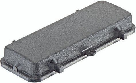 HARTING Abdeckkappe 09307245405 aus Kunststoff in Schwarz und Grau - Bild 1