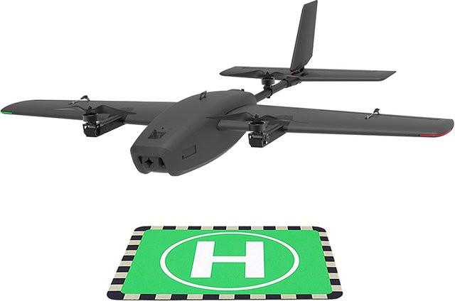 REALACC HEE WING T2 VTOL Cruza 1200 mm Spannweite Warrior Twin Engine Starrflügel RC Flugzeug, ab 14 Jahre - Bild 1