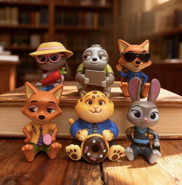 Yiran toy 1 Judy Hopps Nick Wilde Zootopia Anime Statue Sammlerpuppe - Bild 1