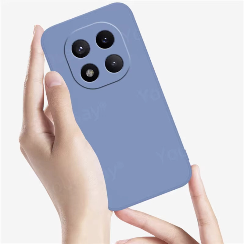 Xiaomi Handyhülle aus Flüssigsilikon für Redmi Note 15 Pro Plus 5G in Grau - Bild 4
