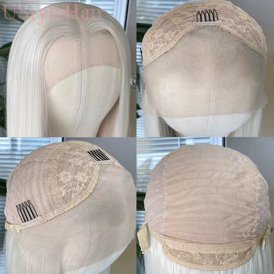 UStyleHair Perücke, Blonde Bob Spitze, Synthetisch, Hitzebeständig - Bild 2