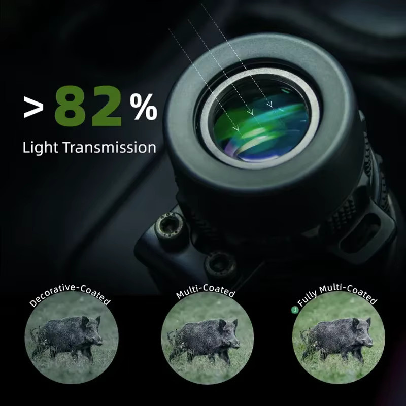 Vector Optics Monokular-Teleskop 8X42 Schwarz IP67 Wasserdicht für Jagd, Camping und Vogelbeobachtung - Bild 2
