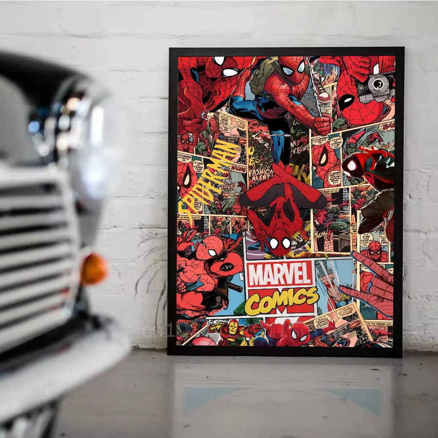 KAYOU 5D Diamantmalerei Set S-Spinne M-Man DIY Mosaik Kit für Erwachsene in Mehrfarbig - Bild 2
