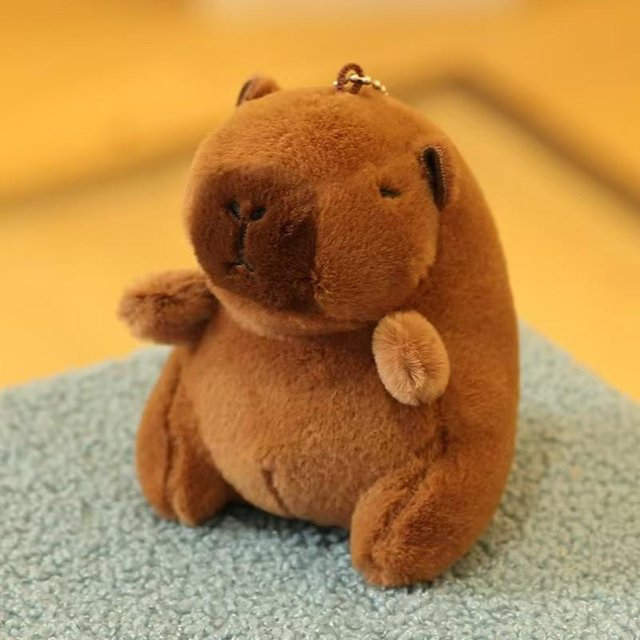 Gelbe Badeente Capybara Plüschtier, ab 14 Jahren - Bild 1