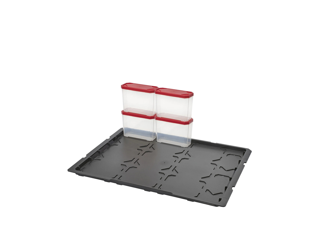 Parkside Kleinteilebox S 4er Set transparent aus Kunststoff - Bild 2