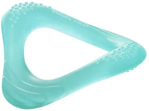 Philips Avent Silikon-Beißring für Babys in Bernsteigelb und Hellblau - Bild 1