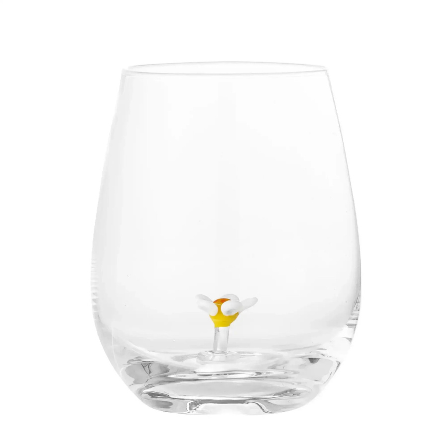Bloomingville Trinkglas Misa Blume aus Glas in Transparent - Bild 1