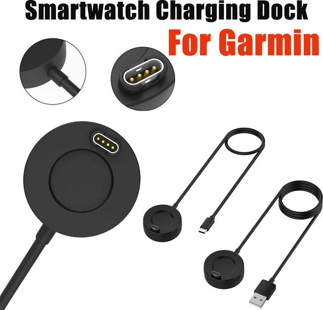 Garmin Ladedock USB Typ-C, Schwarz, Unisex - Bild 1