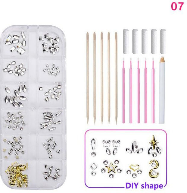 Schmuckset mit Kristallen, Weiß, Damen - Bild 1