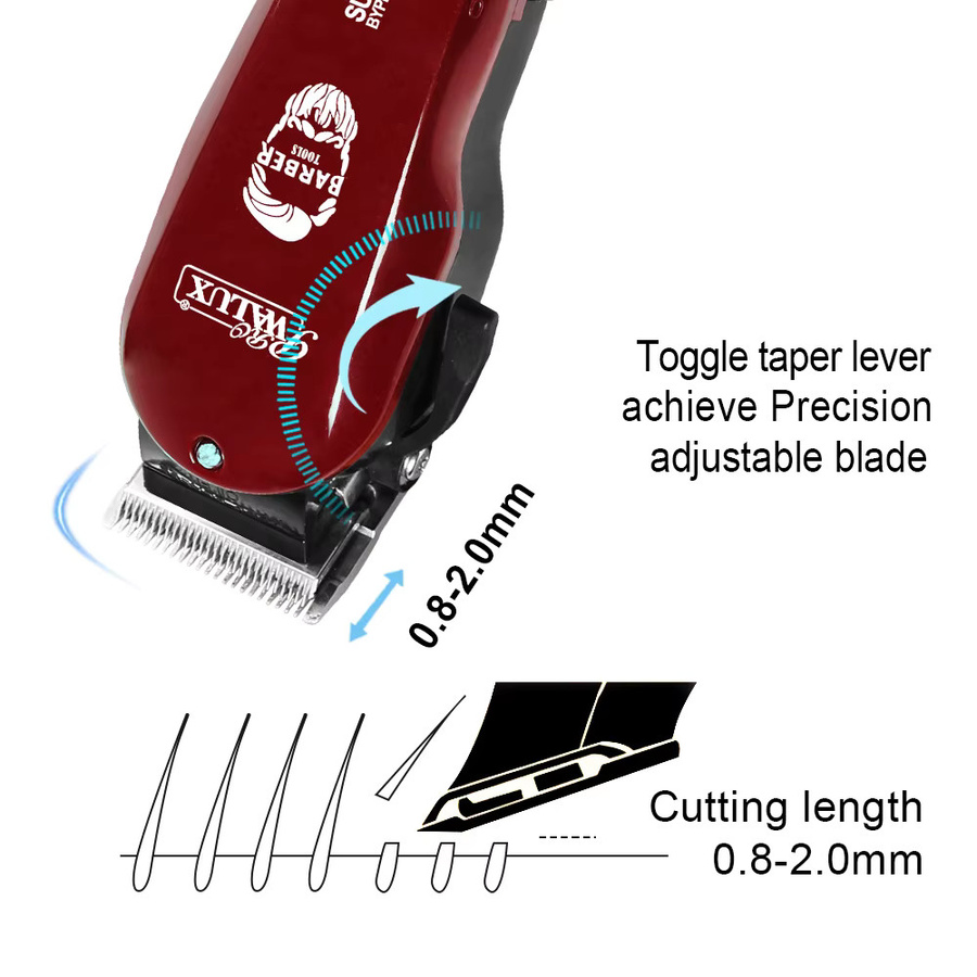 Magicful Haarschneidemaschine für Herren, Rot, 10 W - Bild 2