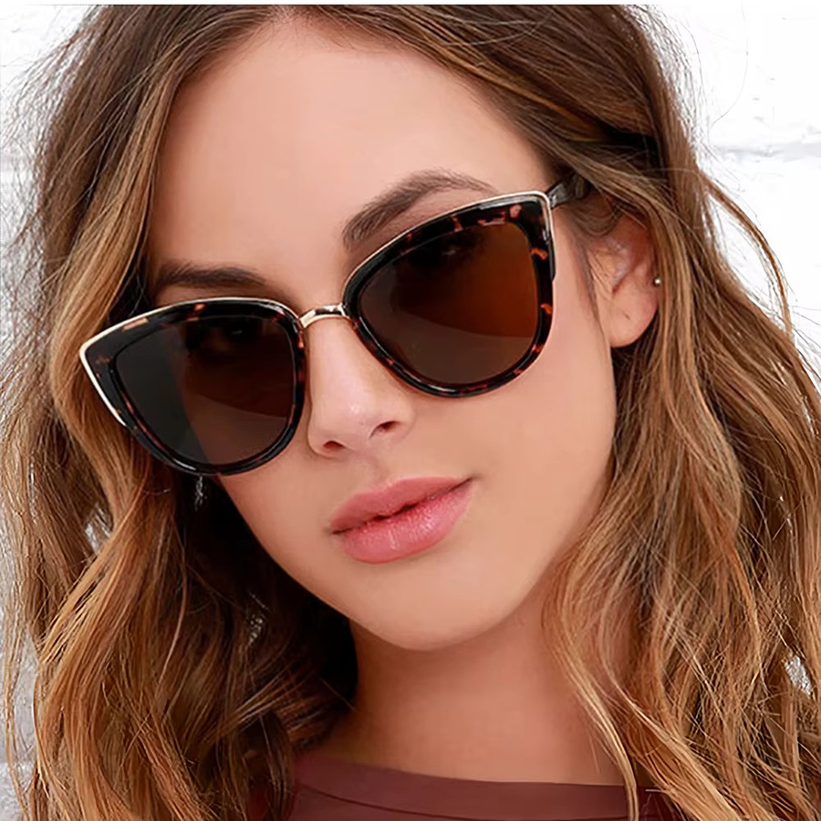 Retro-Cateye-Sonnenbrille für Damen, Vollrand, polarisiert - Bild 1